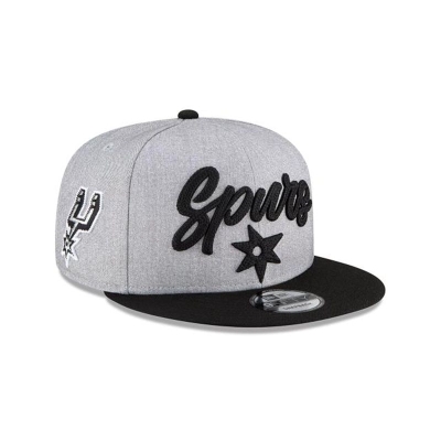 Sapca New Era San Antonio Spurs NBA Official NBA Draft 9FIFTY Snapback - Gri